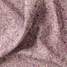Printed Cotton BARBARA Ecru / Violet